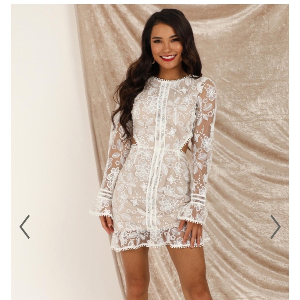 ShowPo White Dress - small